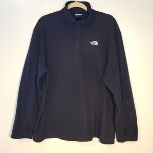 The North Face (Men's XL) Black Fleece Quarter-Zip Long-Sleeve Pullover